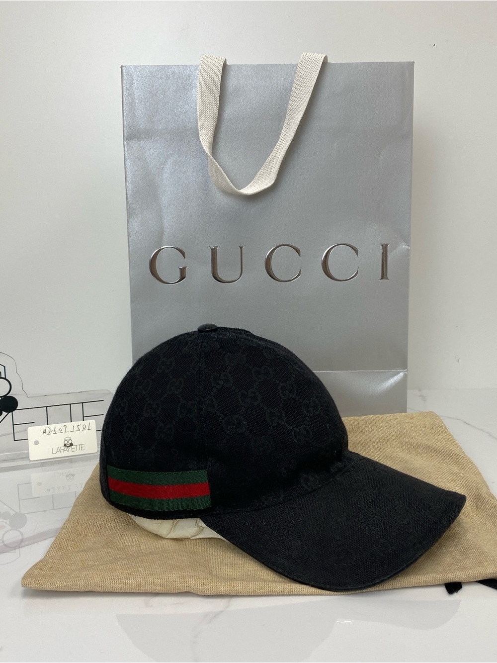 Gucci GG baseball hat with Web - Picture 2 of 6